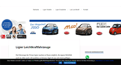 Desktop Screenshot of ligiercenter-sachsen.de