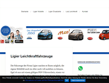 Tablet Screenshot of ligiercenter-sachsen.de